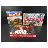 Star Wars Monopoly, Oregon Trail, and Monopoly