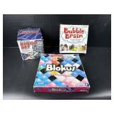 Blokus, Bubble Brain, and Bingo Set