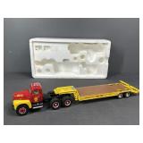 First Gear Shell Coke Tractor & Lowboy Trailer