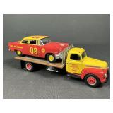 First Gear Shell Ford Car Hauler & Racecar