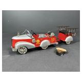 Shell Fire Chief Car with Trailer & Hat