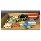 Vintage Diecast Cars Bus Truck Boat & Trailer