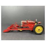 Vintage Tru-Scale Red Tractor w/ Loader Attachment
