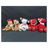 Christmas ty beanie babies