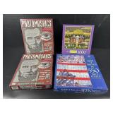 4 Patriotic and Lincoln  Puzzles