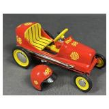 Shell 1947 BMC Racer with Helmet Bank