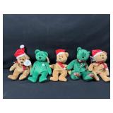 Ty Christmas and St Patrickï¿½s Day beanie babies