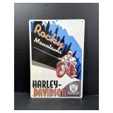 Harley-Davidson Rocky Mountains Metal Sign