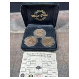 Denver Broncos Super Bowl XXXII Bronze Coin Set