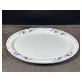 Lenox Chinastone Poppies on Blue Platter