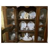 Porcelain Wild Flower Pattern Dish Ware Set