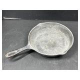 Cast Iron Skillet marked Sk and D