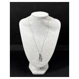 Zales Sterling Silver Diamond Accent Necklace
