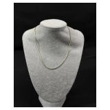 Italy Sterling Silver Herringbone Necklace