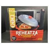 Reheatza Microwave Crisper Pan with Lid