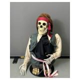 Large Dancing Pirate Skeleton Decoration