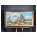 Large Mountain Painting Artwork