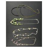 Beaded necklaces
