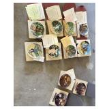 Wizard of Oz Decor Plates and norman rockwell