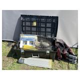 Tote of Fishing Supplies