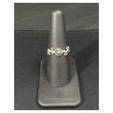 Sterling Silver floral ring
