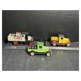 Pennzoil and More Oil Delivery Trucks