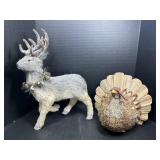 Deer and Turkey Decor