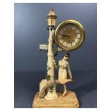 Crosa Street Lamp Figurine Quartz Clock