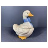 Stoneware Goose Cookie Jar