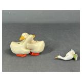 Hugging Geese Salt and Pepper Shakers