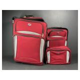Red American Tourister Luggage Set