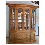 Thomasville American Oak China Cabinet
