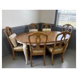 Ethan Allen Kitchen Table & 6 Six Chairs