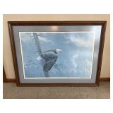Robert Bateman 1989 Framed Eagle Picture