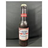 Budweiser Bottle Plastic Coin Bank