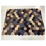Crazy Hexagon Patch Work Quilt