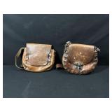 2 Leather Handbags
