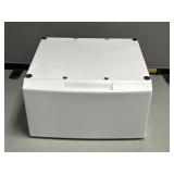 White Whirlpool Laundry Pedestal Storage Drawer