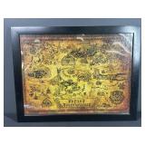 Hyrule Puzzle Framed