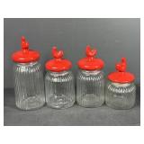Rooster Dry Good Canisters