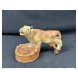 Chalk Ware Cow Ash Tray