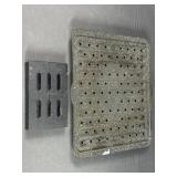 Cast iron outdoor grill and roasting pan