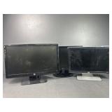HP & LG LCD Computer Monitors with Cables