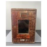 Vintage Wood Ballot Box Dearborn Board of Election