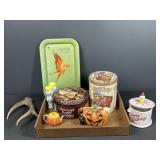 Vintage Tray, Tins, Antler & Decor Collection