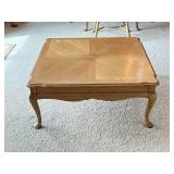 Wooden Queen Anne Style Coffee Table
