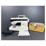 Singer Model 2732 Sewing Machine & Supplies Box