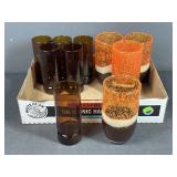 9 Vintage Drinking Glasses