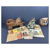Wood Wagon, Coconut Crafts & Stamp Books