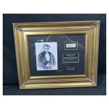 James Dean Framed Wall Decor with Strand of hair